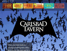 Tablet Screenshot of carlsbadtavern.com